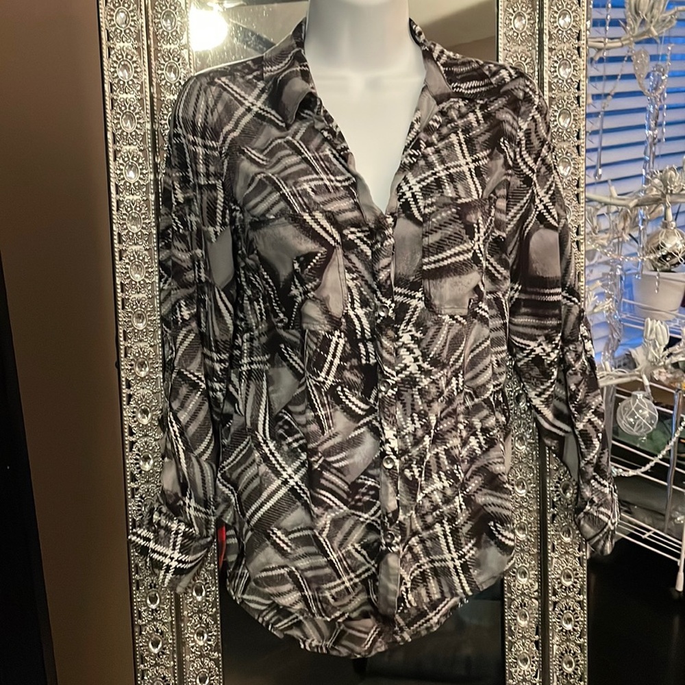 Rock and republic, long sleeve blouse